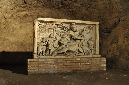 mithraeum in Rome hidden
