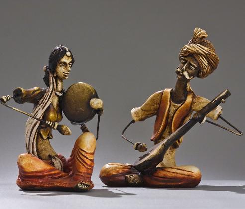 indian-figurines-banjara-musician-statues
